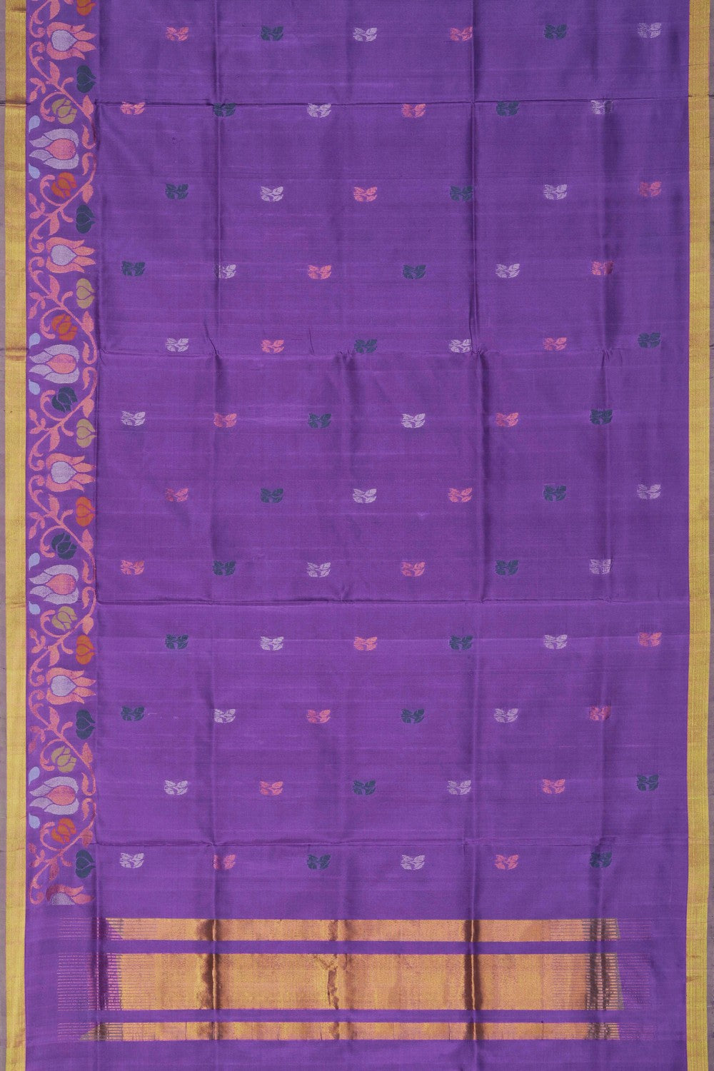 Image of Uppada Silk Purple Saree