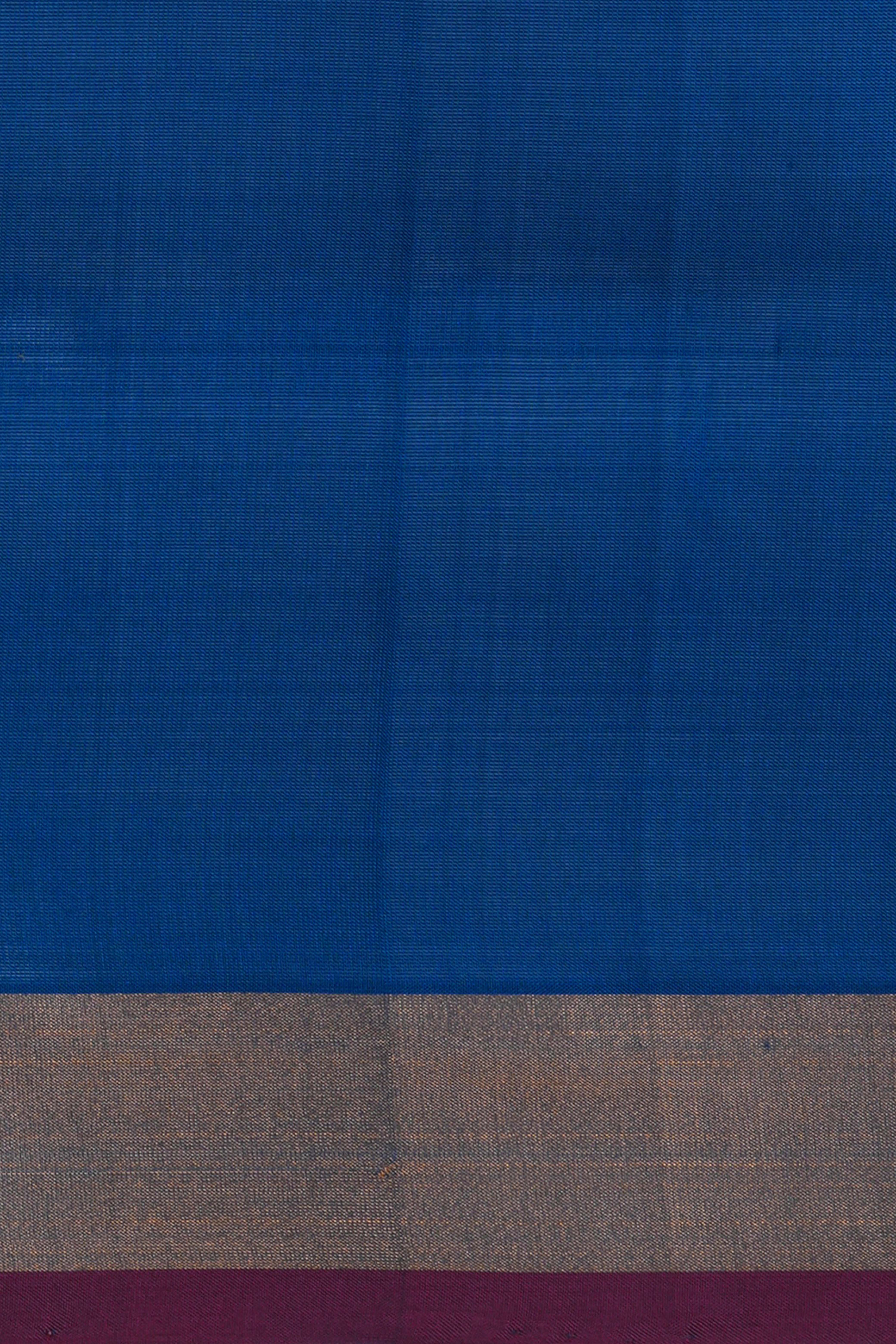 Image of Uppada Silk Blue Saree