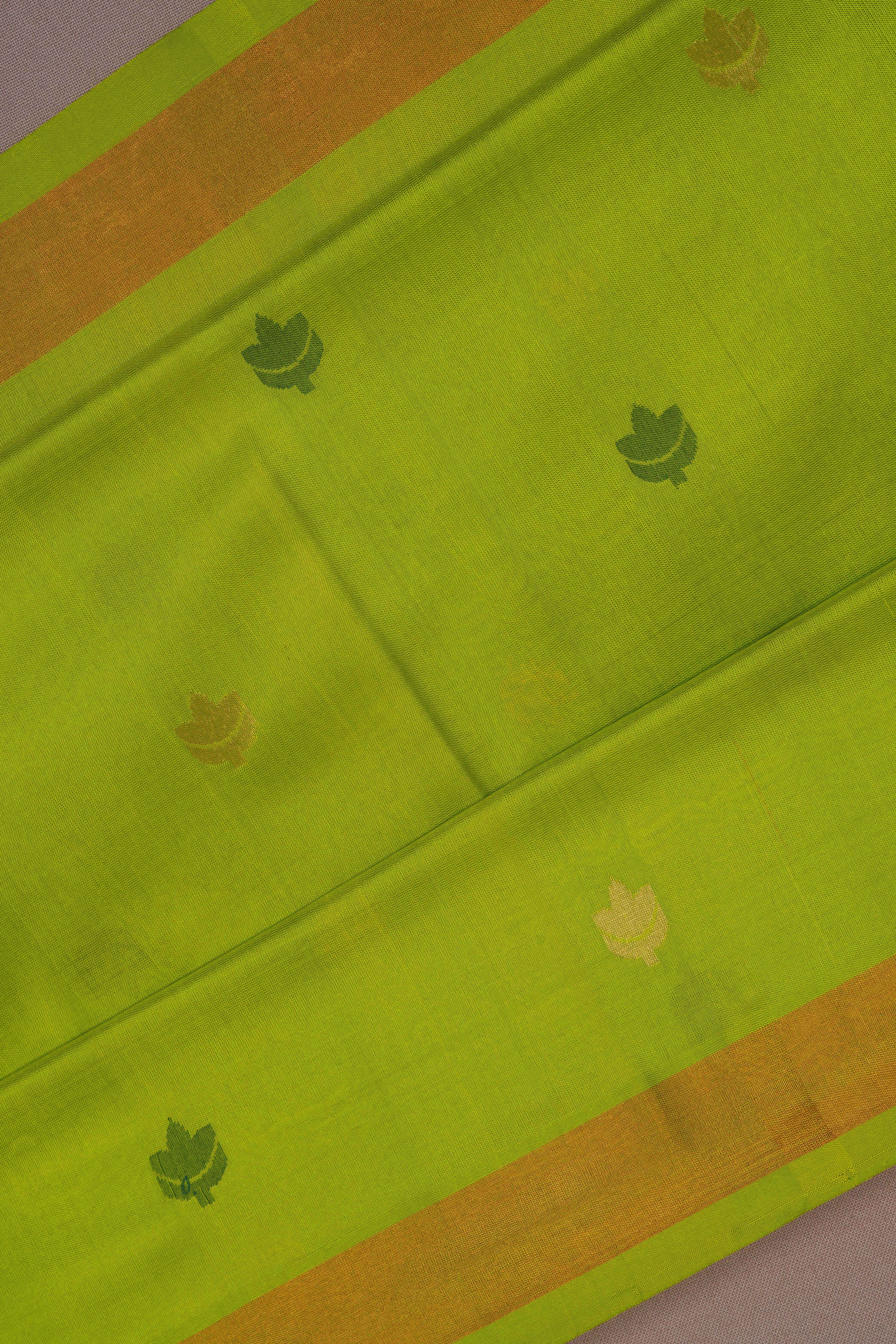 Image of Uppada Silk Green Saree
