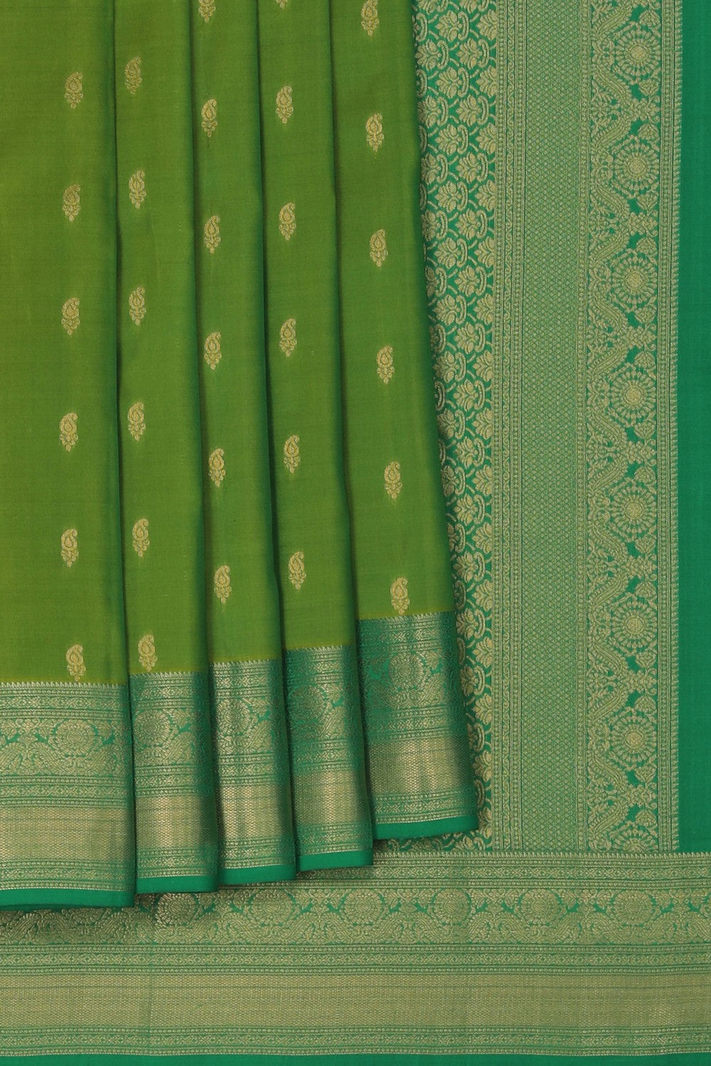 Image of South Silk Green Saree