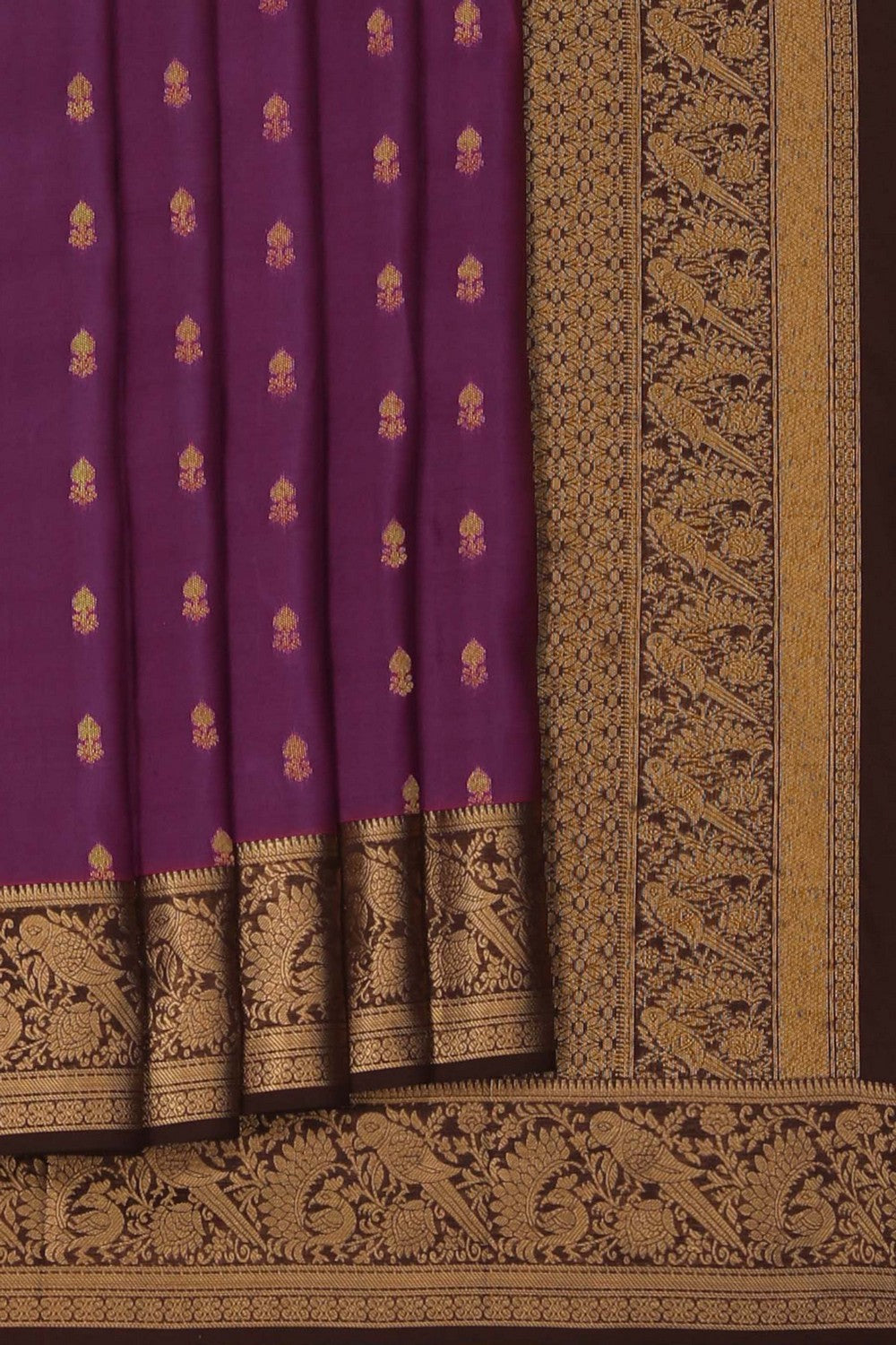 Image of South Silk Magenta Saree