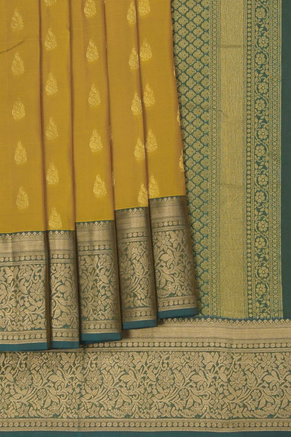 Image of South Silk Mustard Saree