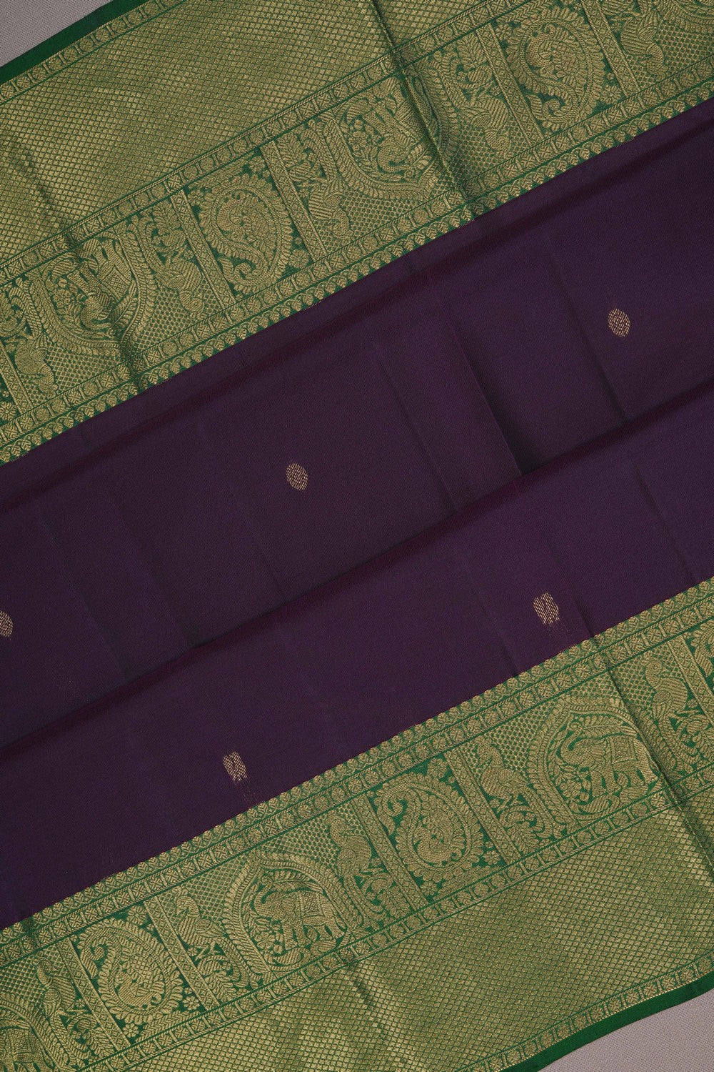 Image of South Silk Violet Saree