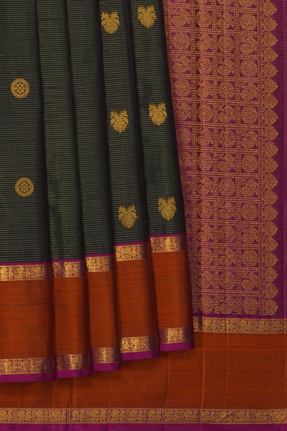 Image of Arani Silk Green Saree