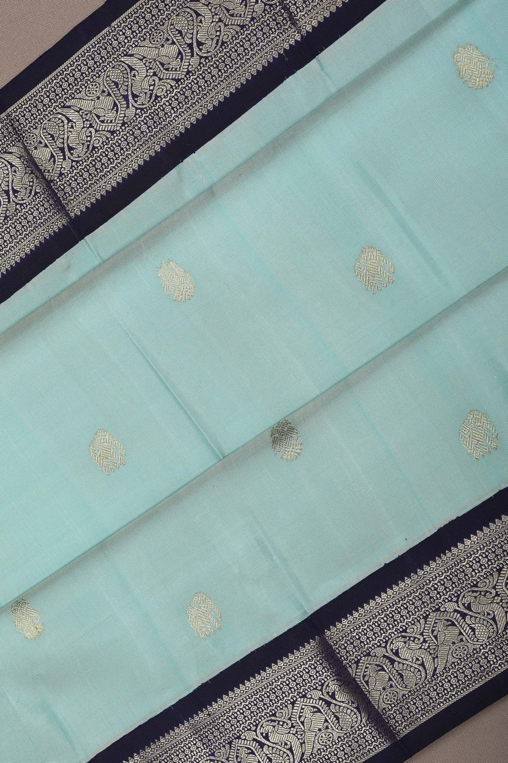 Image of Arani Silk Pastel Green Saree