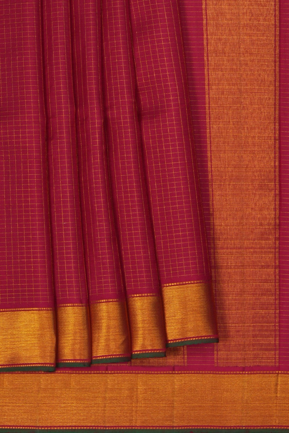Image of Arani Silk Red Saree