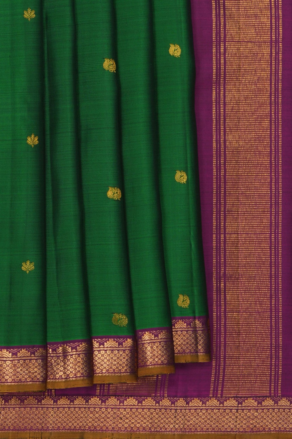 Image of Arani Silk Green Saree