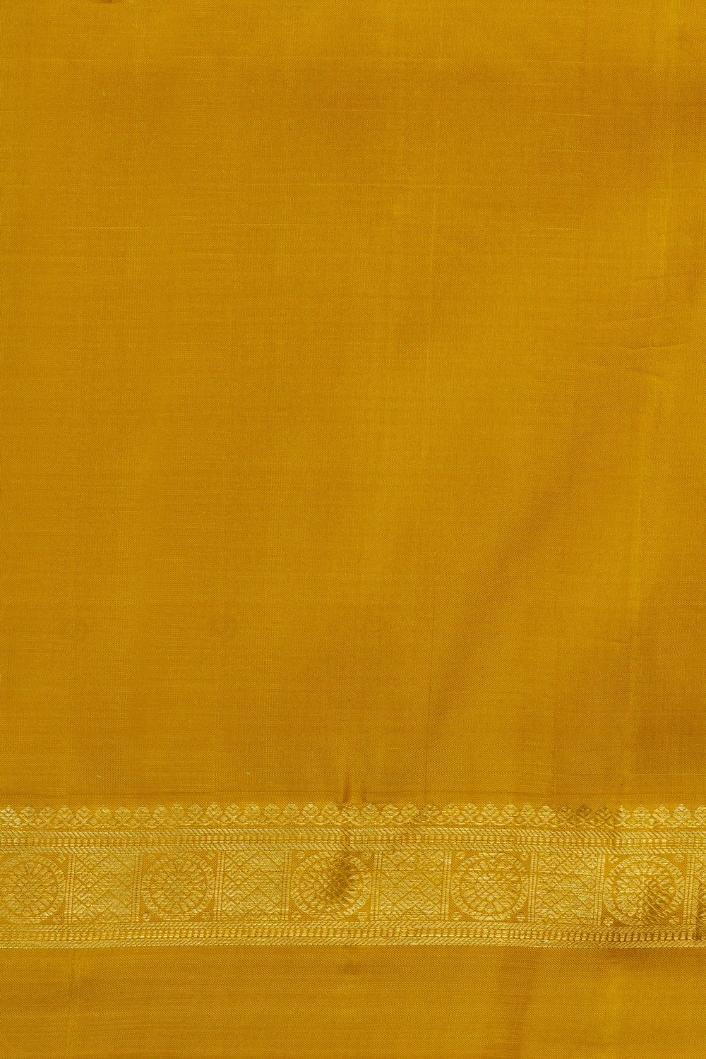 Image of Arani Silk Yellow Saree