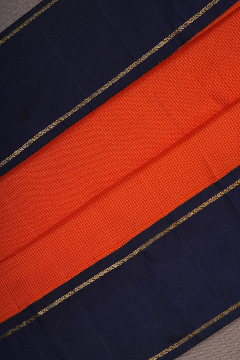 Image of Arani Silk Orange Saree