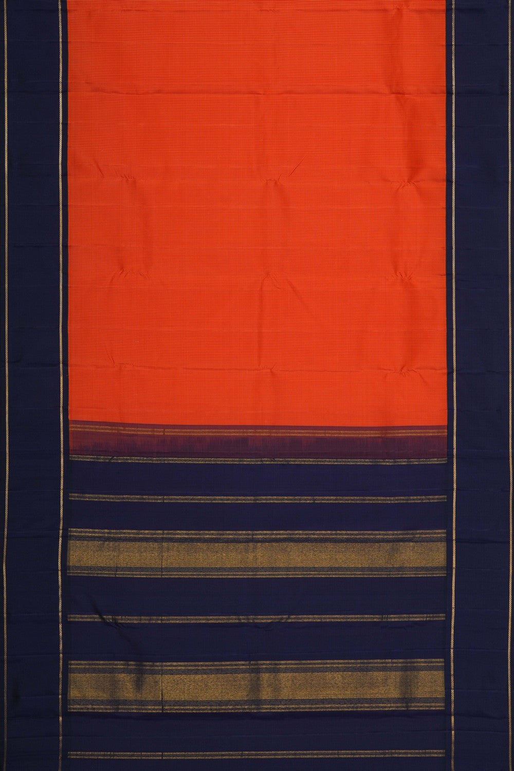 Image of Arani Silk Orange Saree