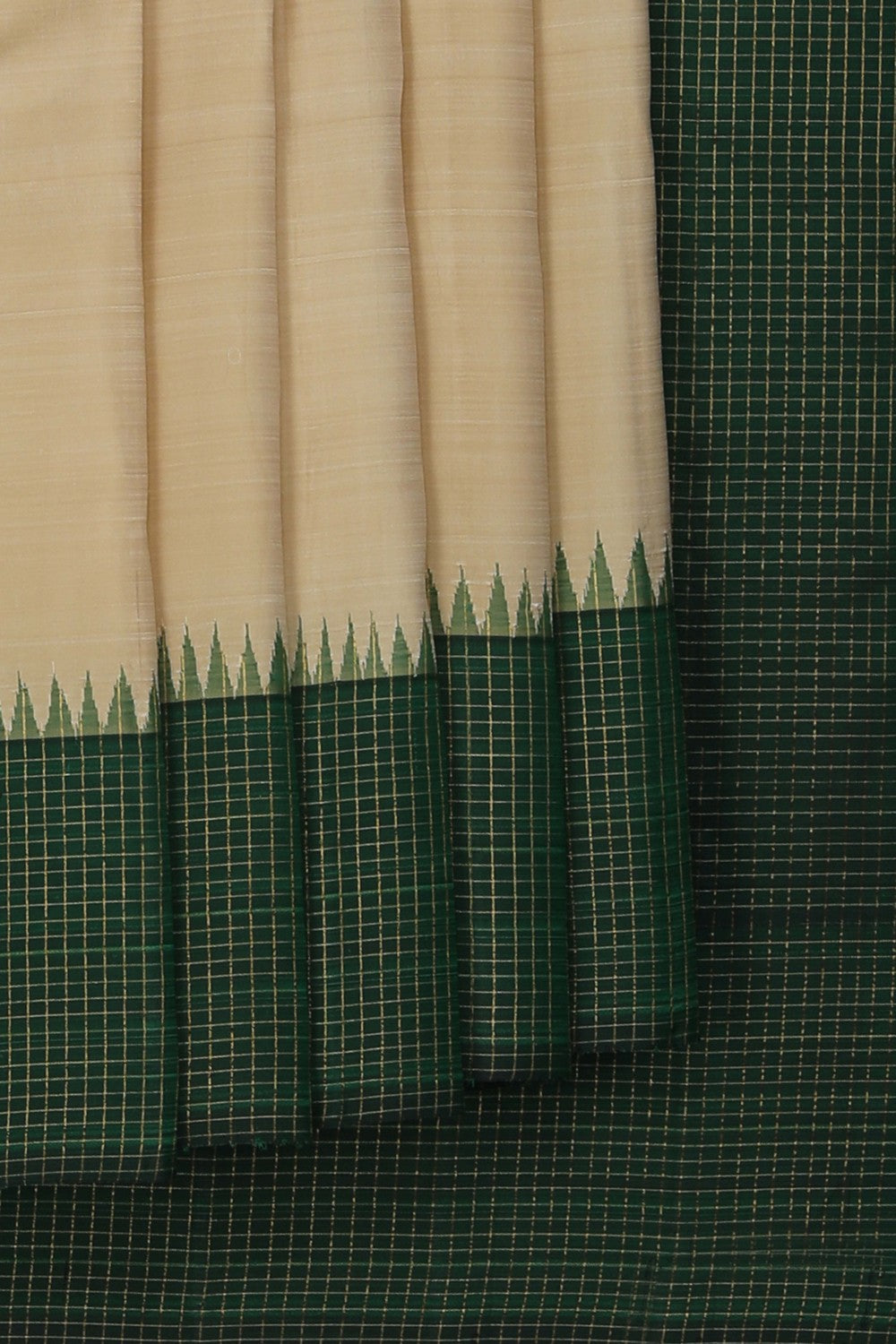 Image of Arani Silk Beige Saree