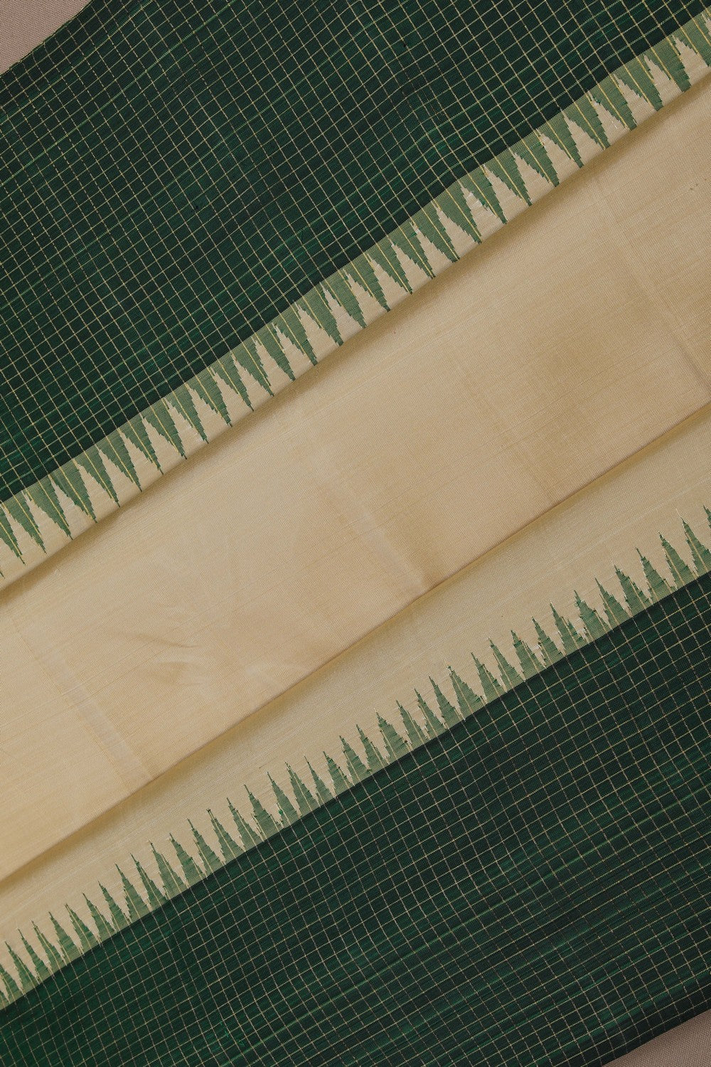 Image of Arani Silk Beige Saree