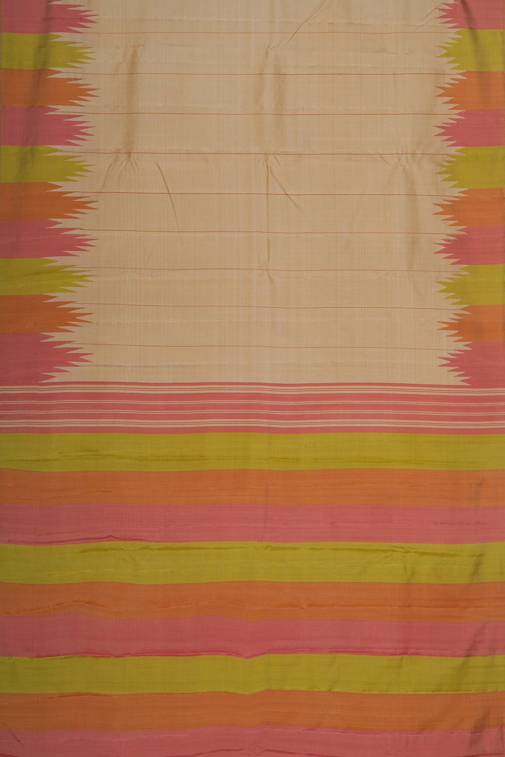 Image of Arani Silk Off-White Saree