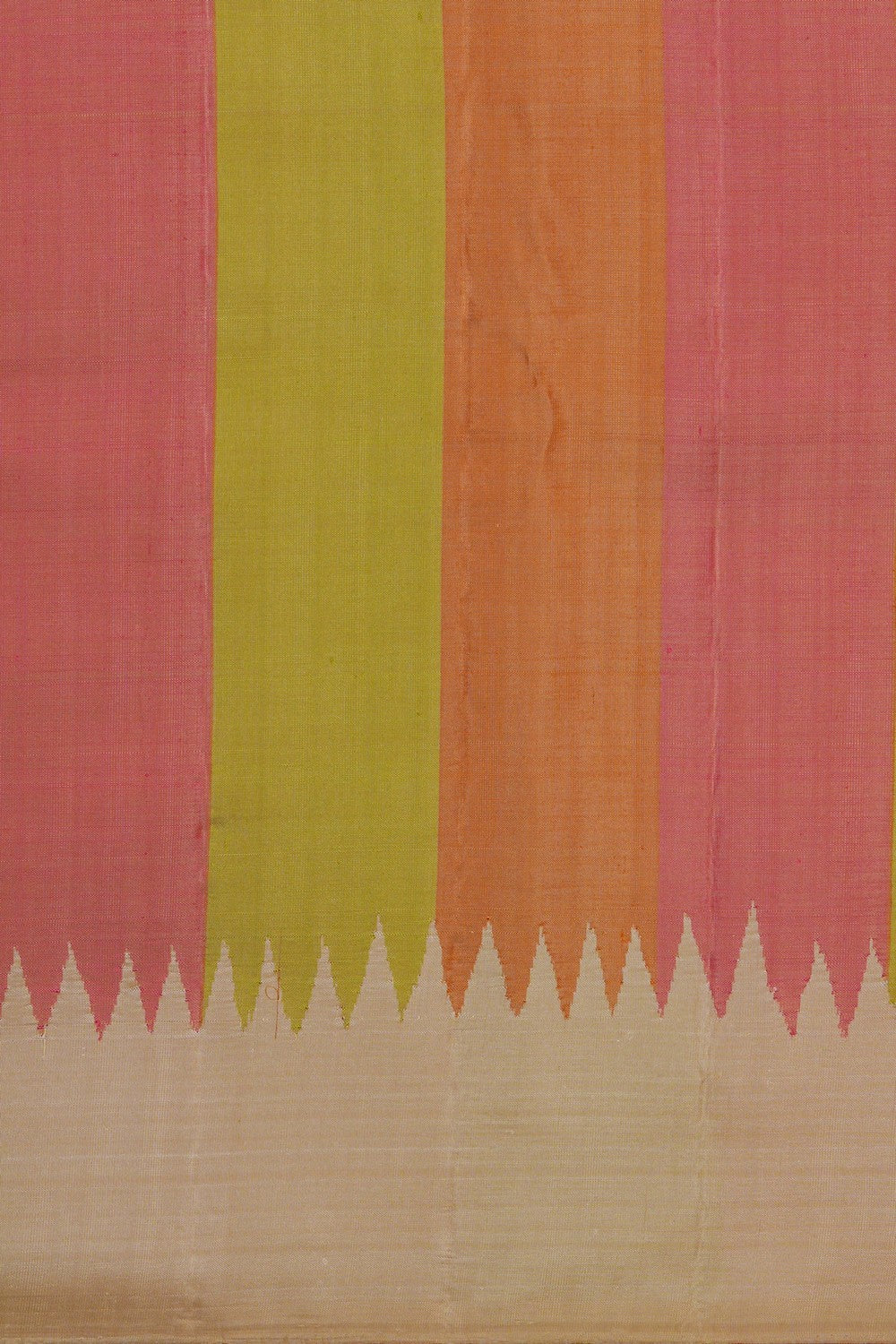 Image of Arani Silk Off-White Saree