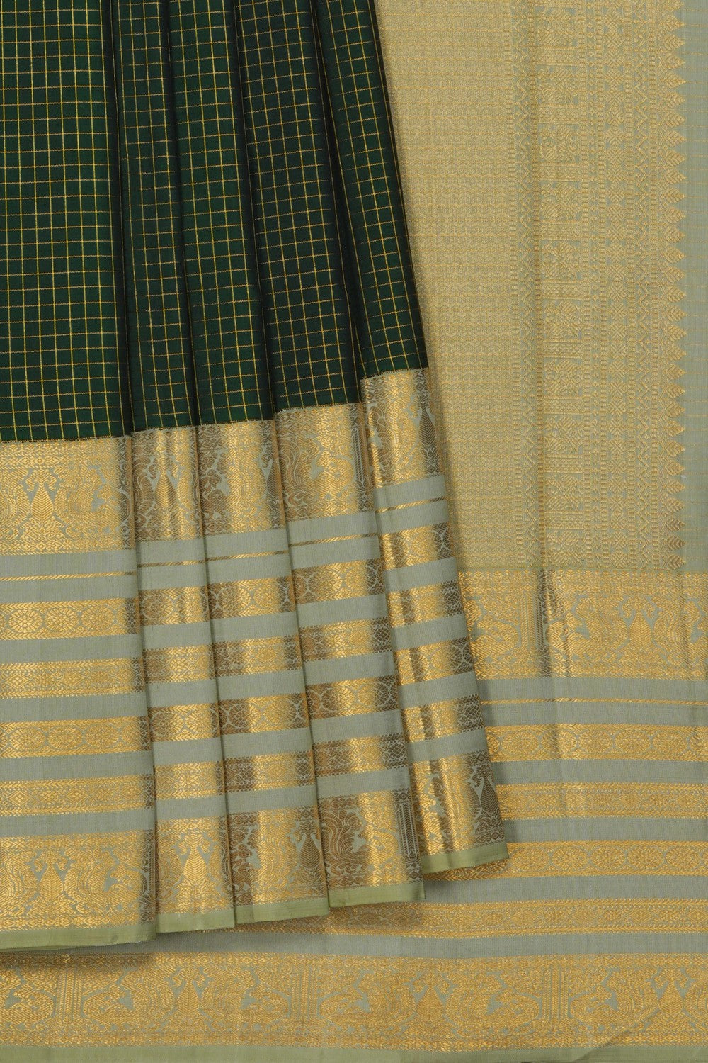 Image of Arani Silk Green Saree