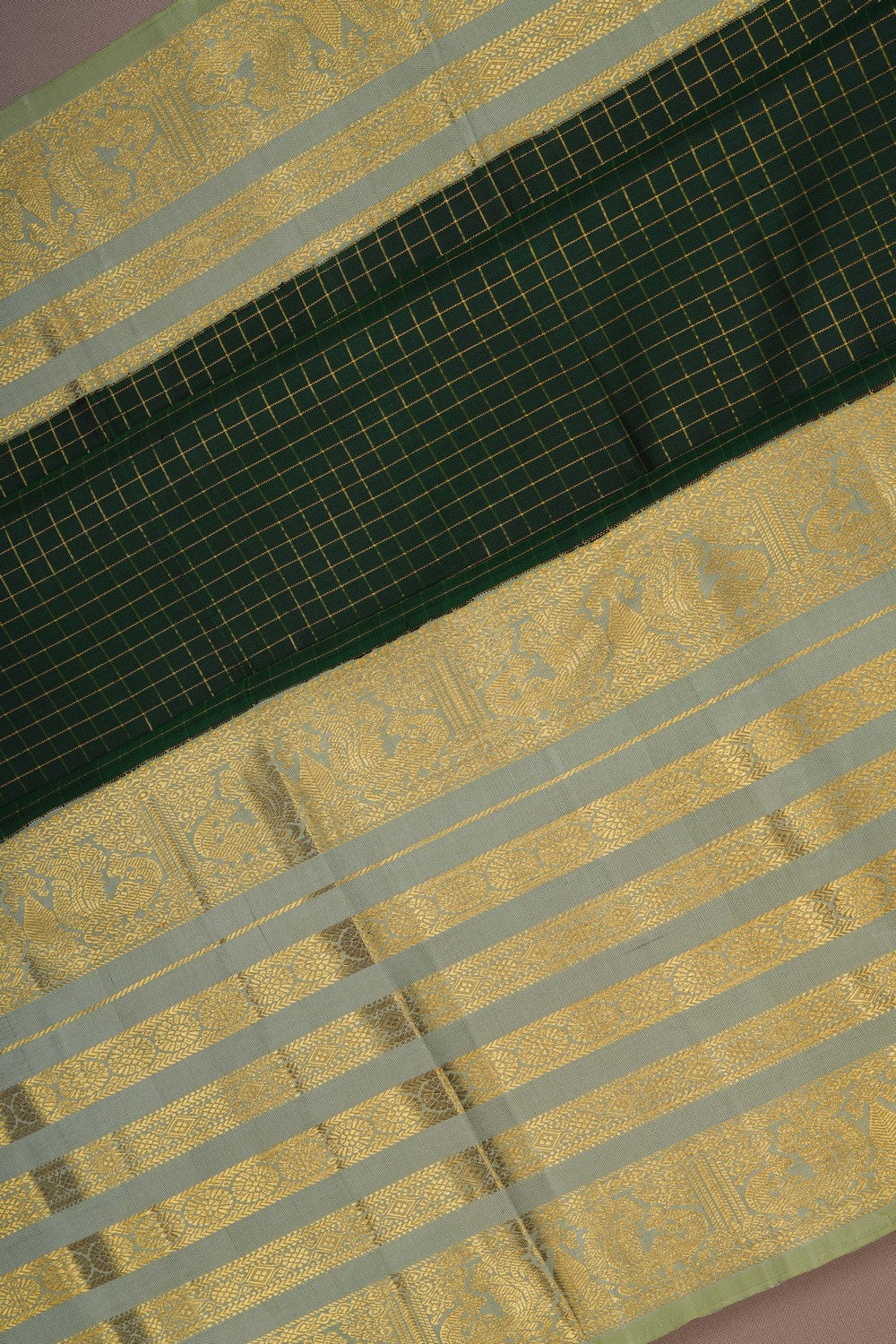 Image of Arani Silk Green Saree