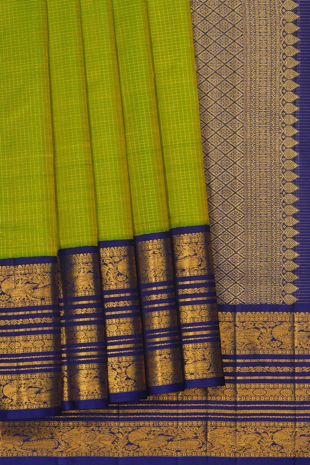 Image of Arani Silk Green Saree