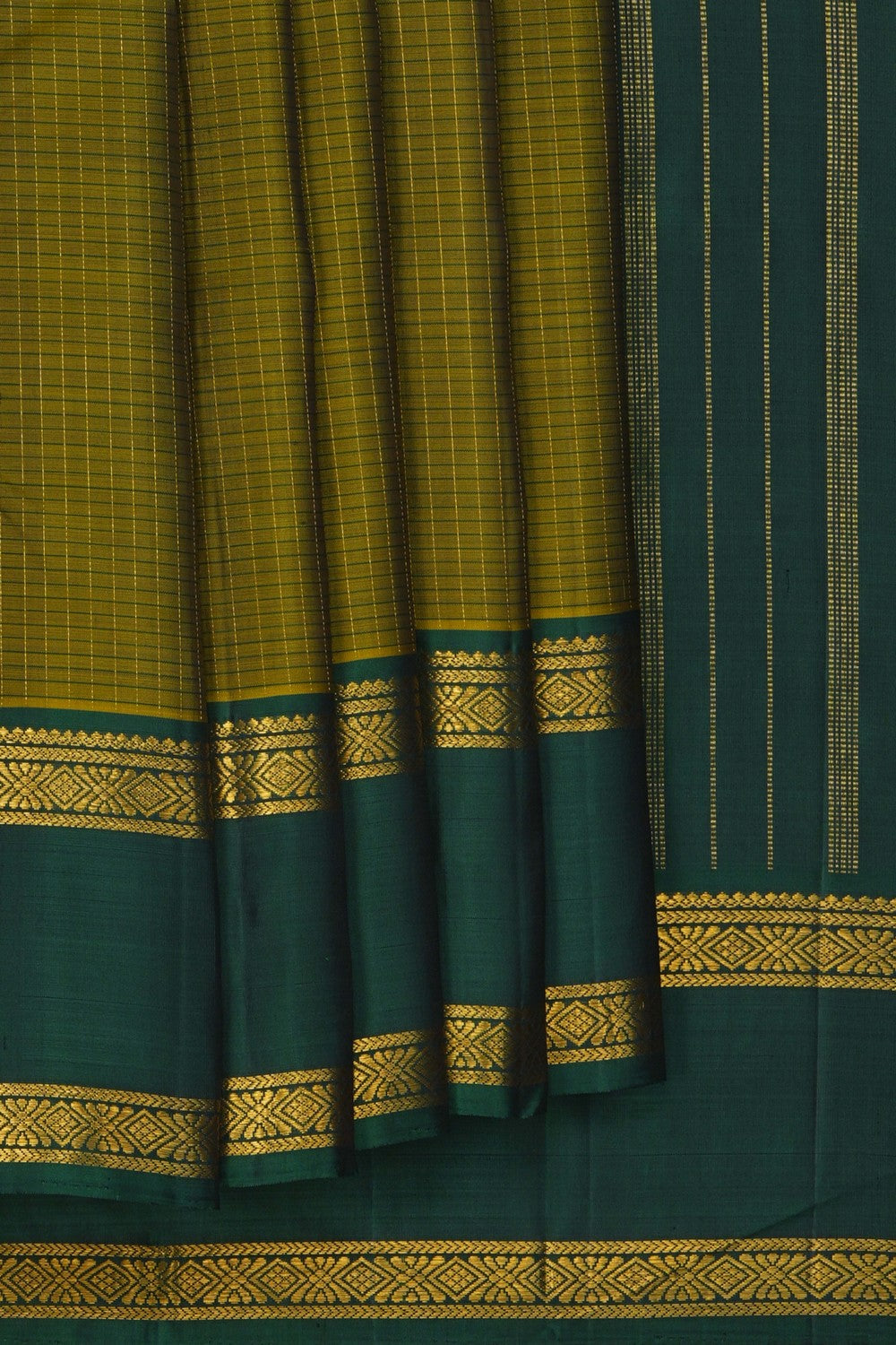 Image of Arani Silk Green Saree