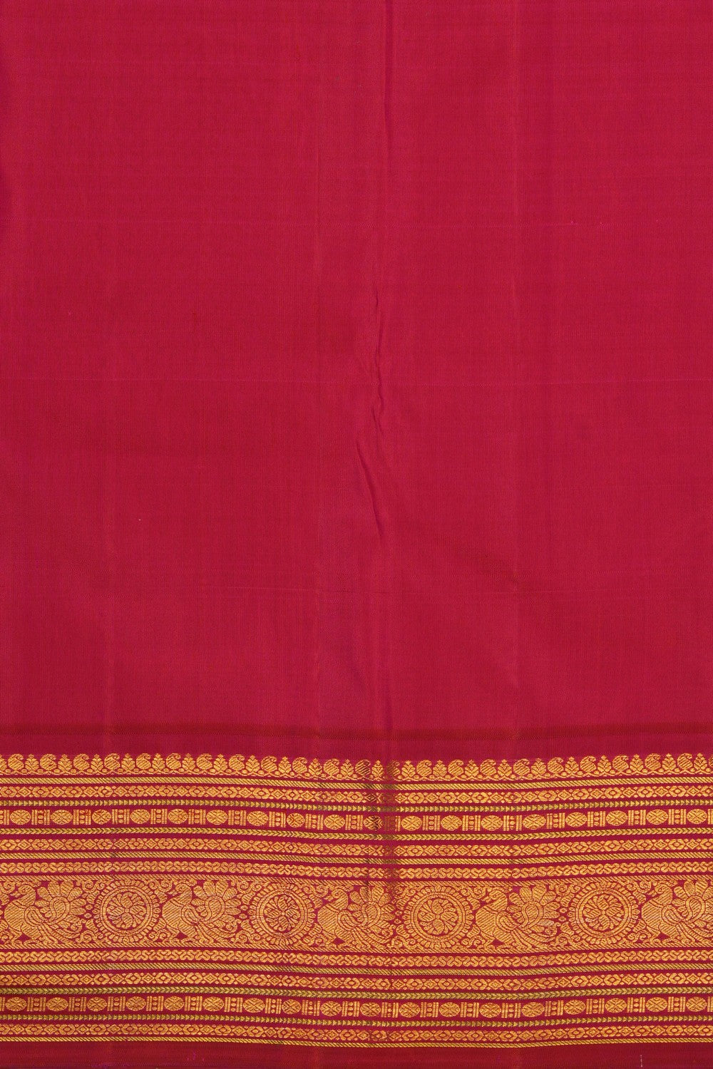 Image of Arani Silk Off-White Saree