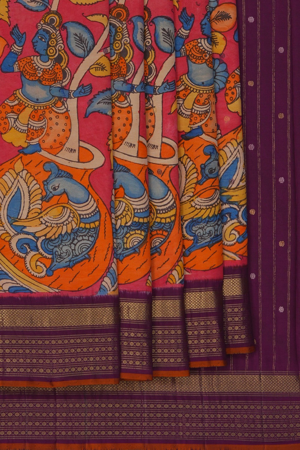 Image of Kalamkari Painting Saree