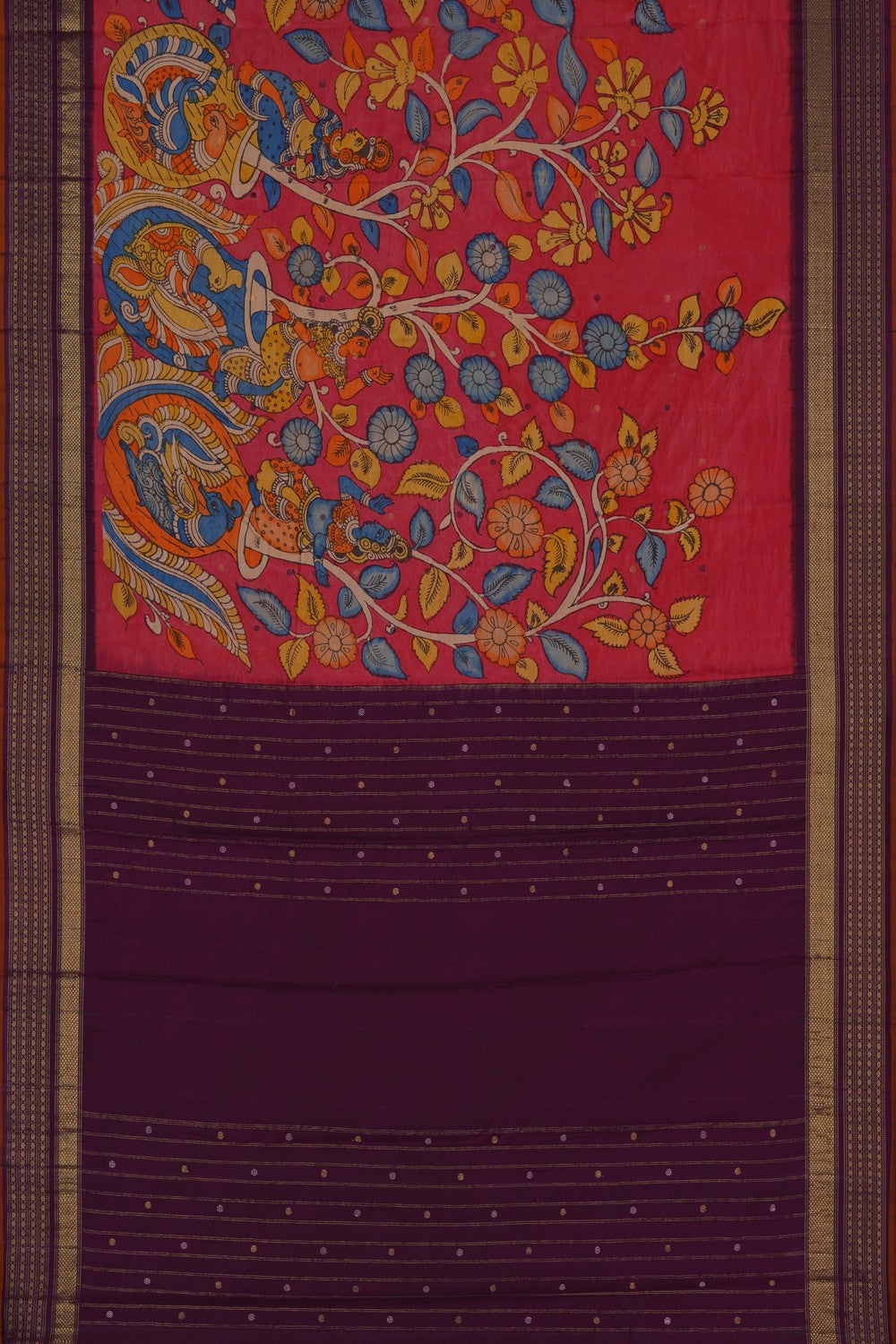 Image of Kalamkari Painting Saree