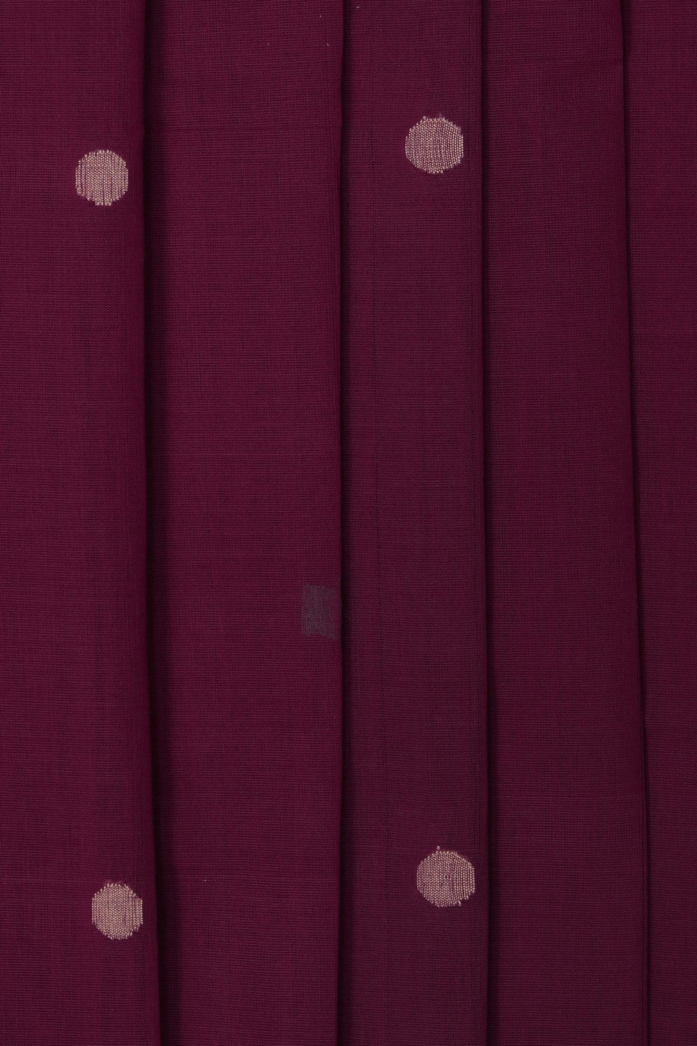 Image of Ponduru Cotton Maroon Saree