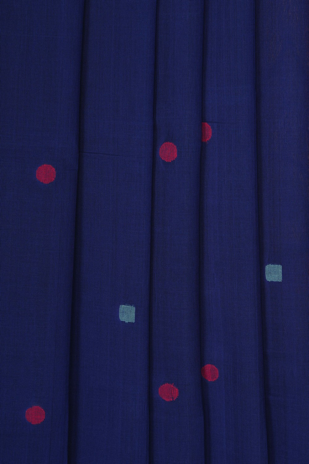 Image of Ponduru Cotton Blue Saree