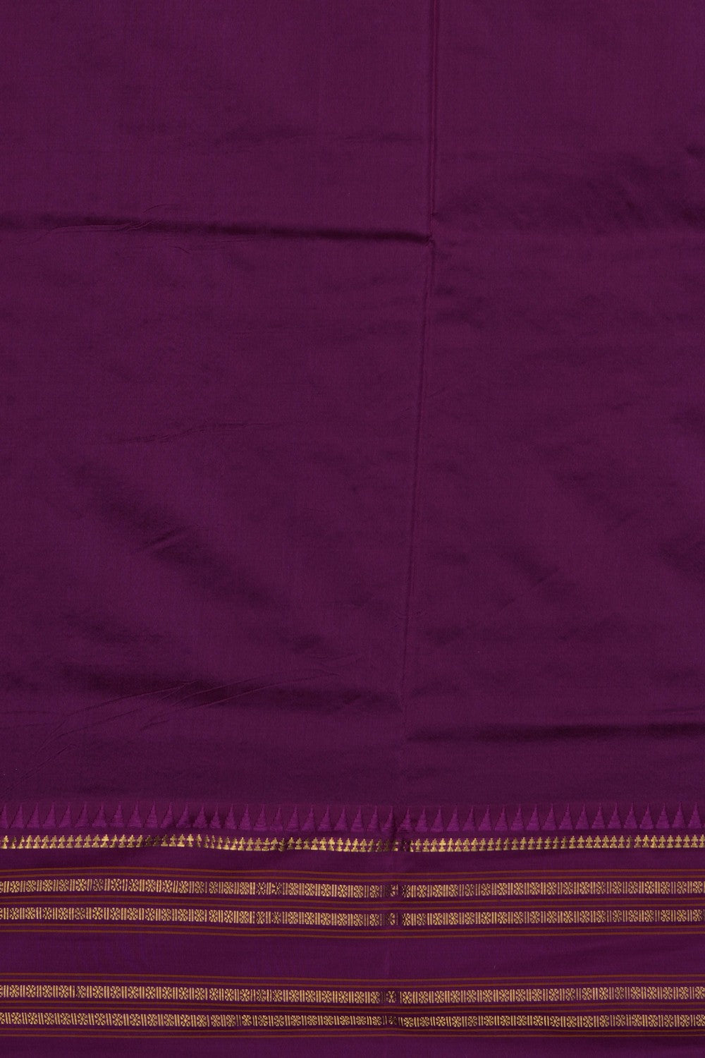 Image of Blue Narayanpet Silk Saree