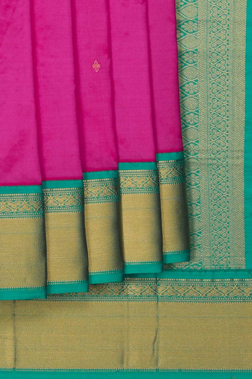 Image of Narayanpet Silk Pink Saree