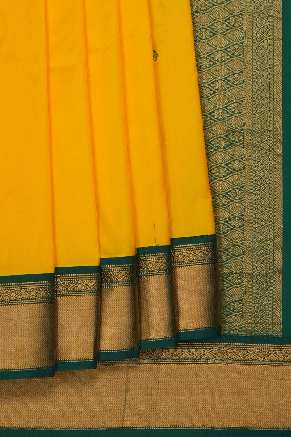 Image of Narayanpet Silk Yellow Saree