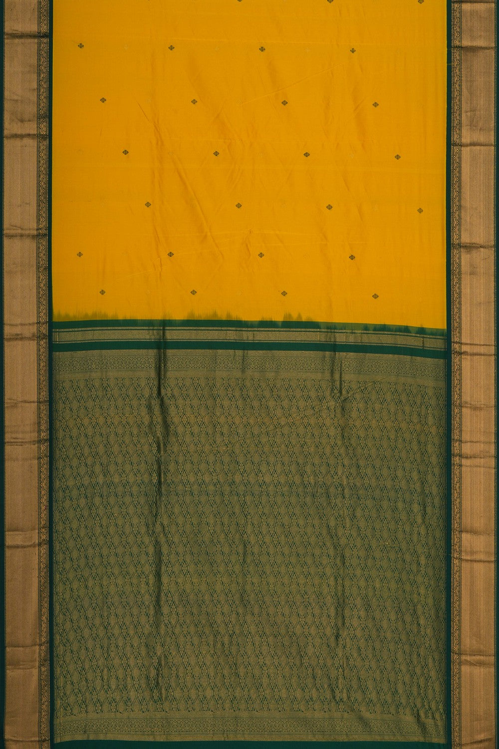 Image of Narayanpet Silk Yellow Saree