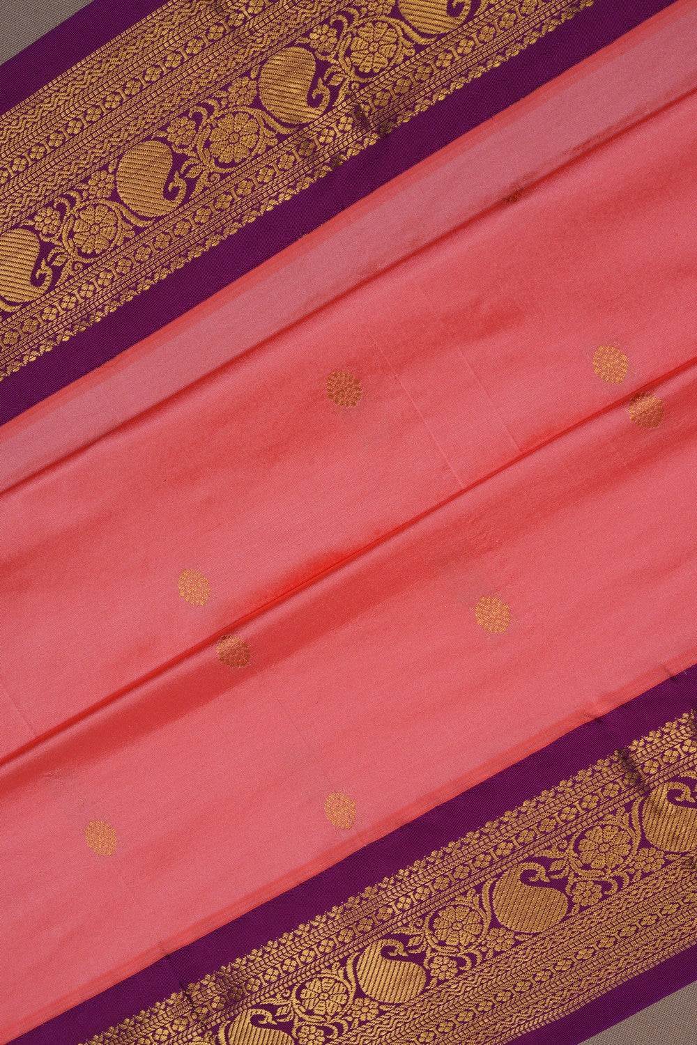 Image of Narayanpet Silk Pink Saree
