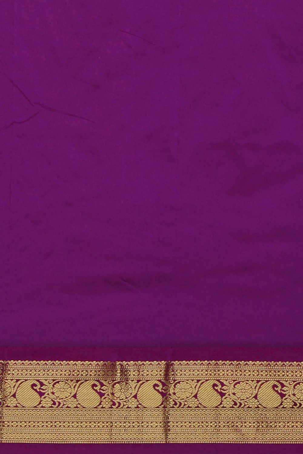 Image of Narayanpet Silk Ivory Off-White Saree