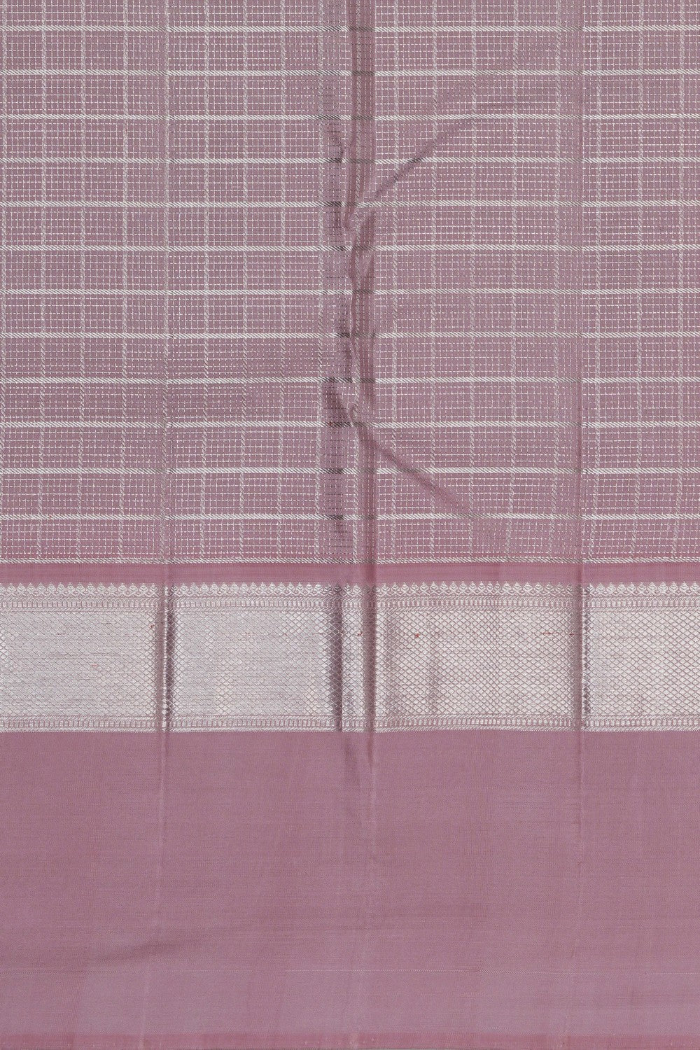 Image of Arani Silk Smoky Green Saree