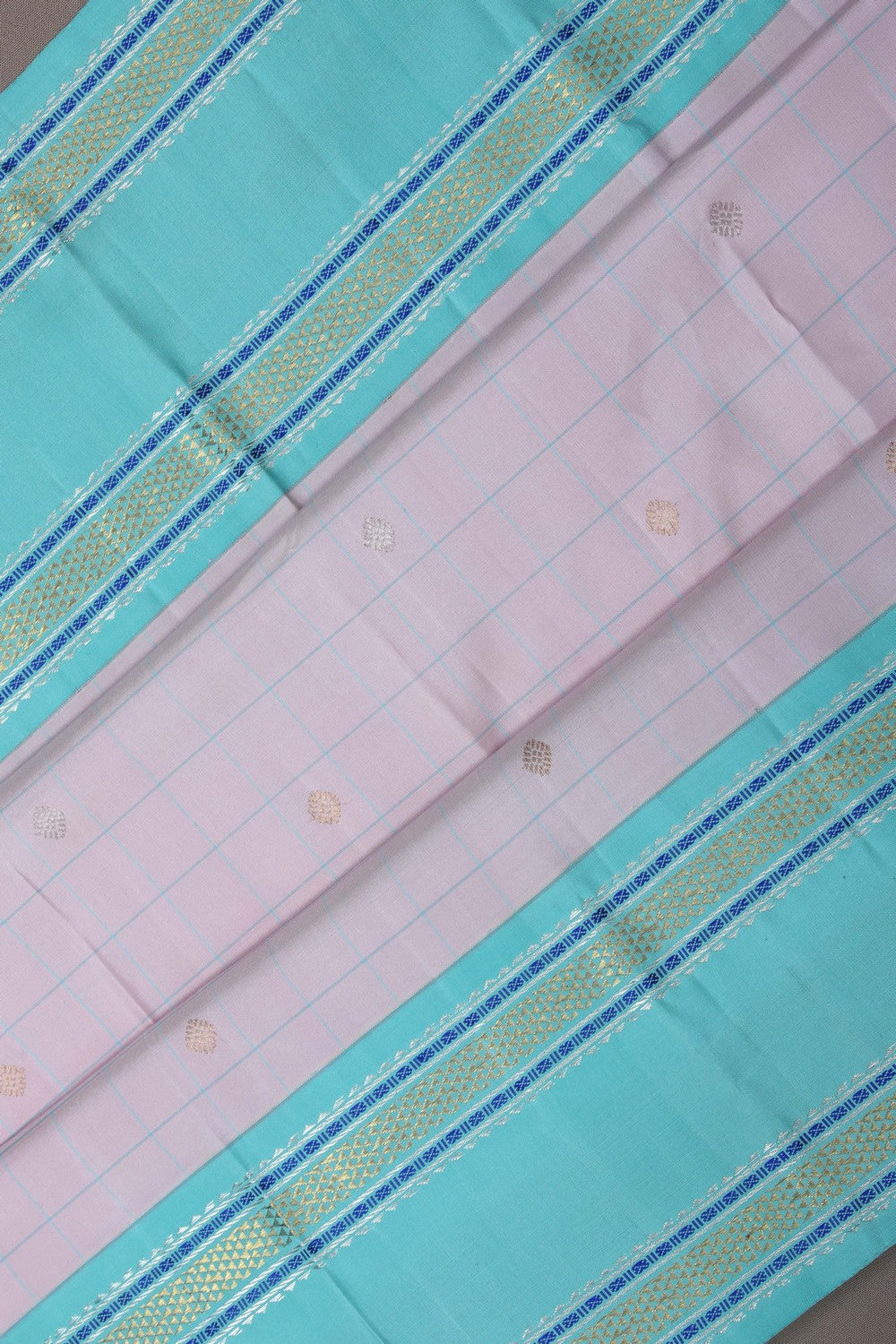 Image of Kanjivaram Silk Pink Saree