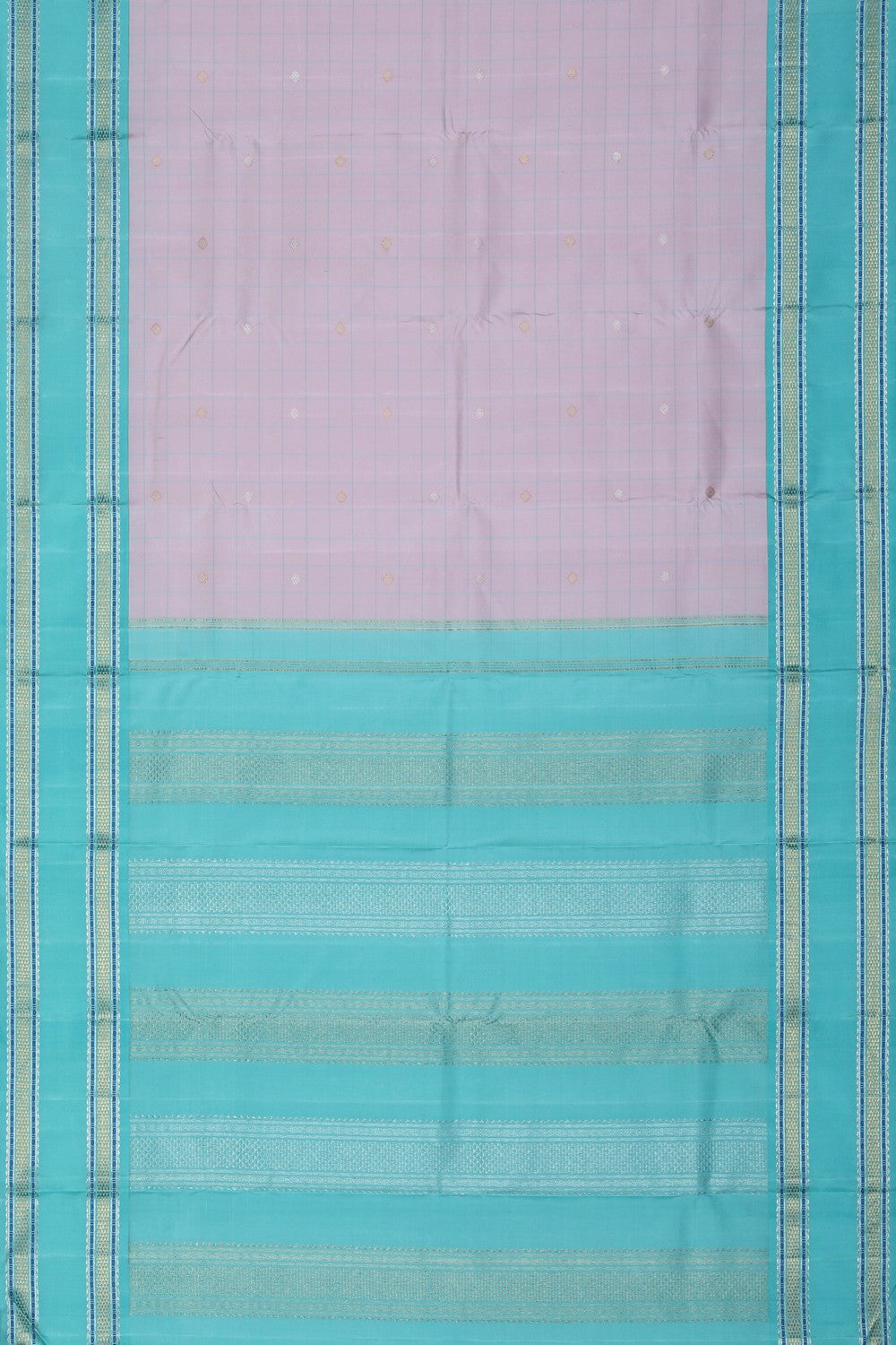 Image of Kanjivaram Silk Pink Saree