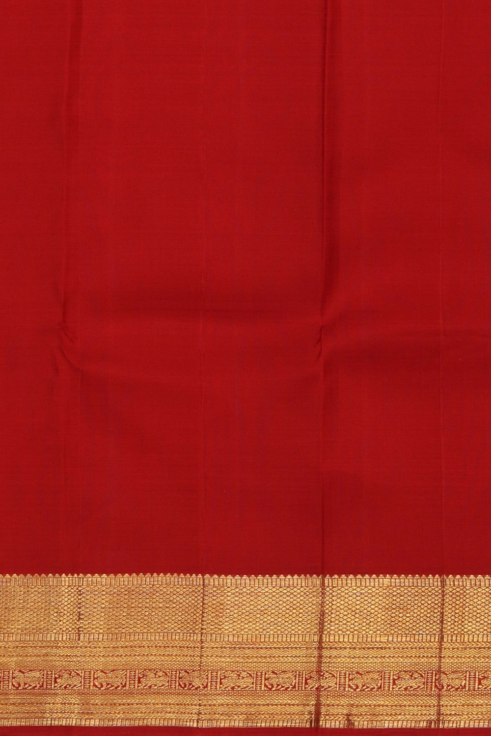 Image of Kanjivaram Silk Red Saree