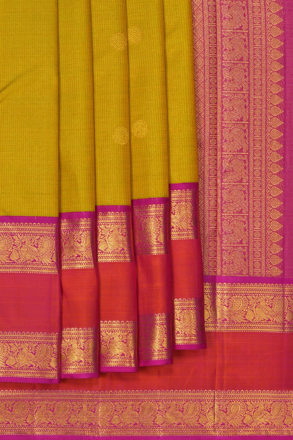 Image of Arani Silk Green Saree