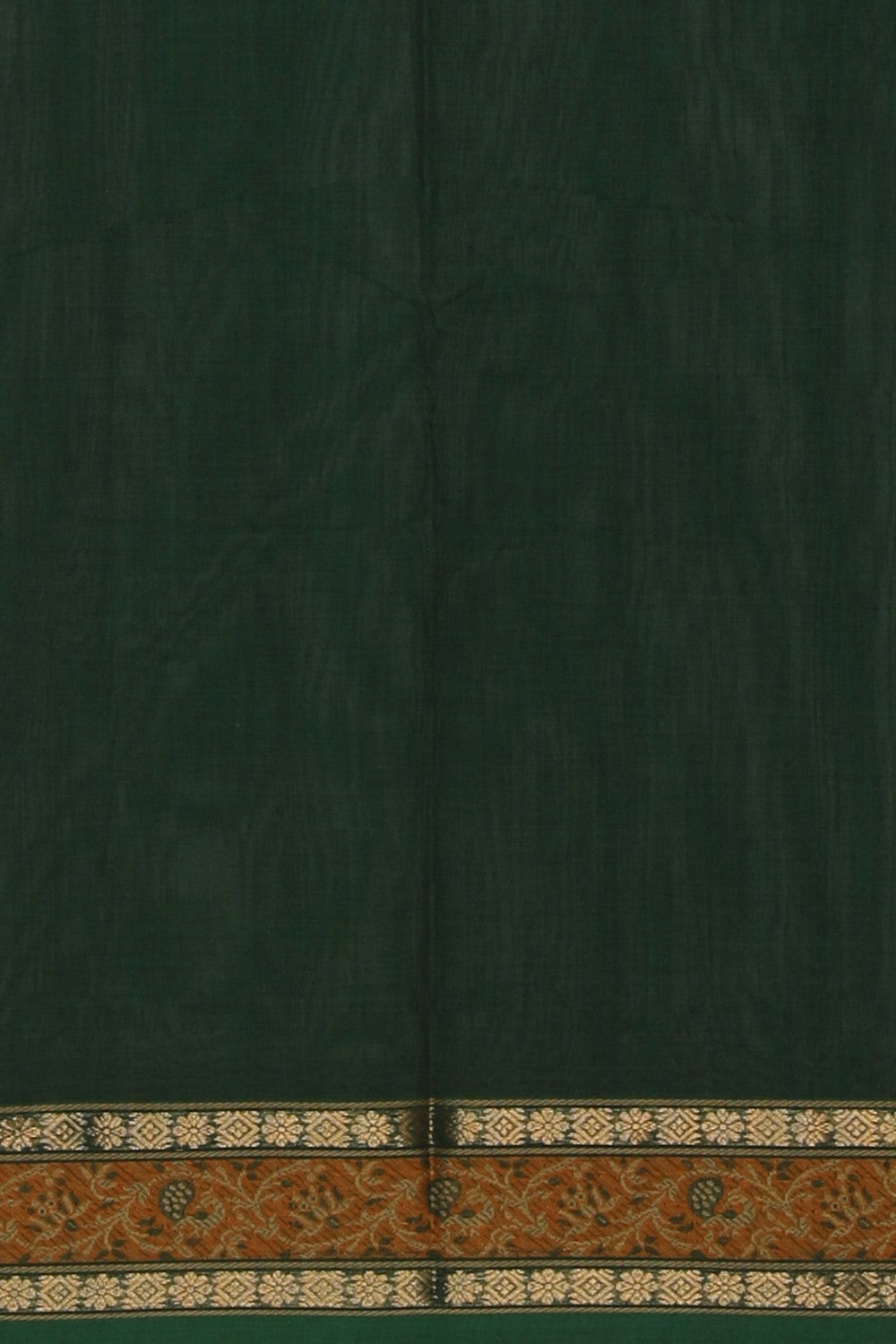 Image of Kanchi Cotton Green Saree