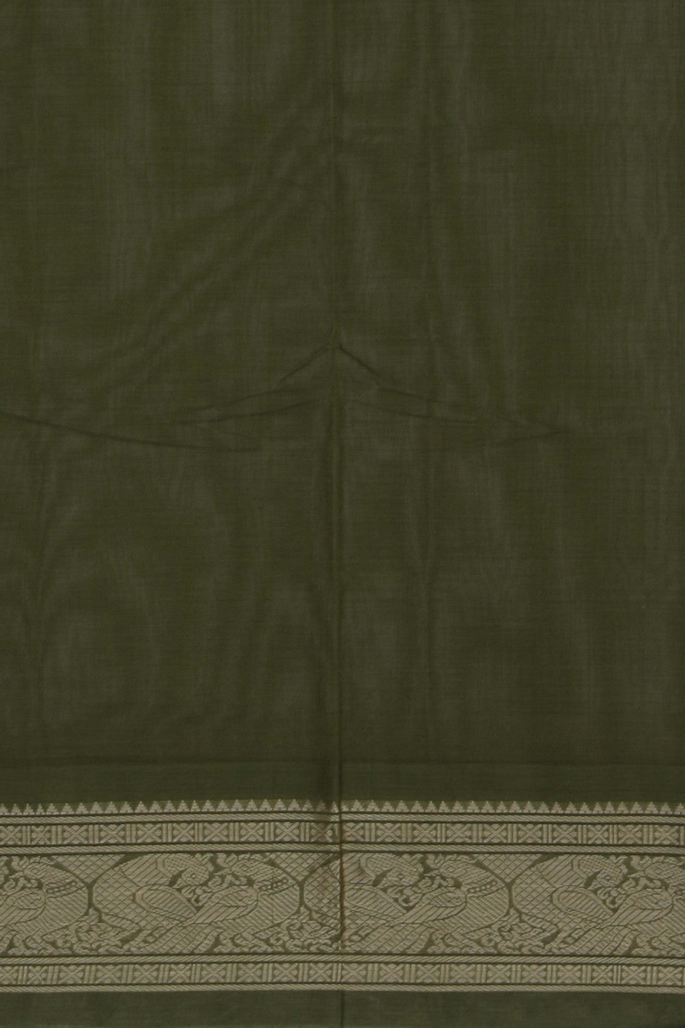 Image of Kanchi Cotton Green Saree