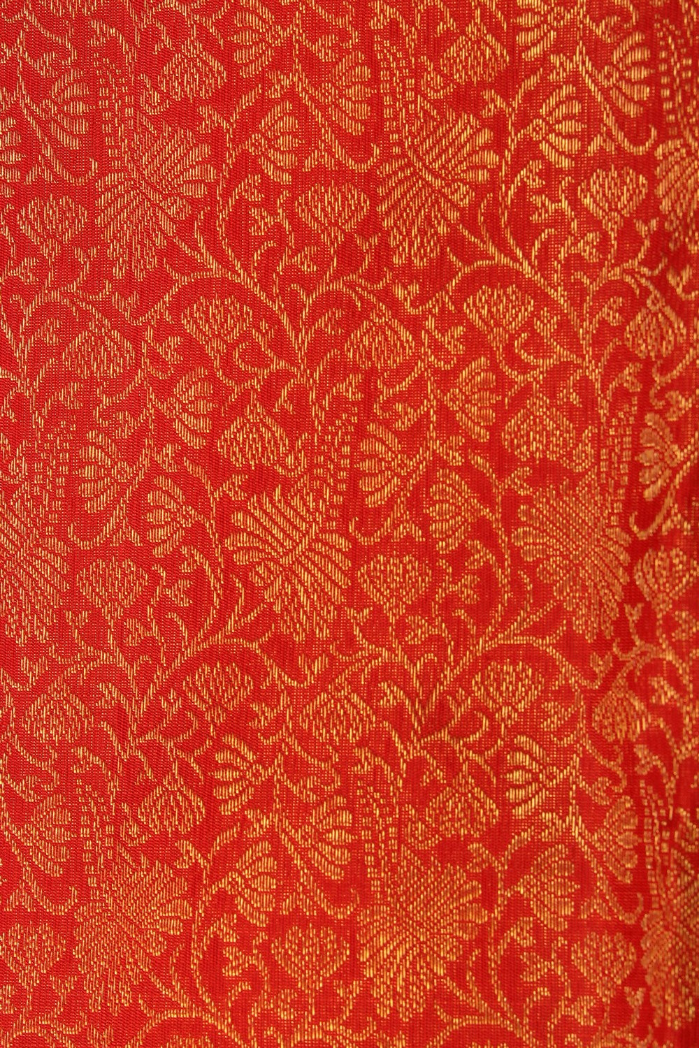 Image of Kanjivaram Silk Brocade Red Saree