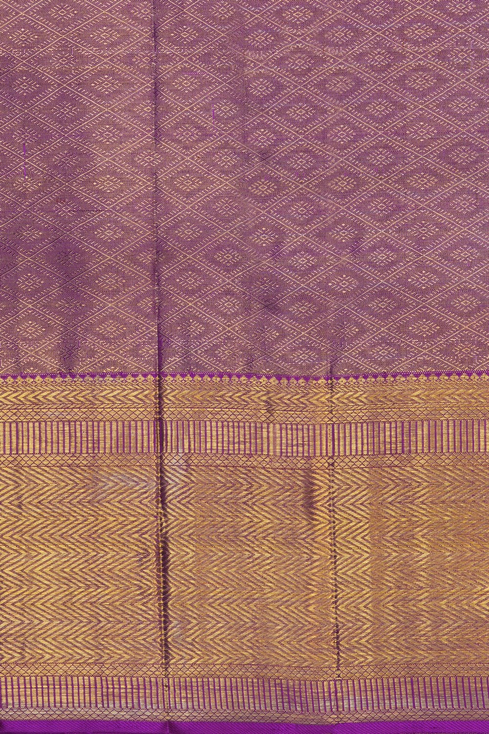 Image of Kanjivaram Silk Tissue Brocade Saree