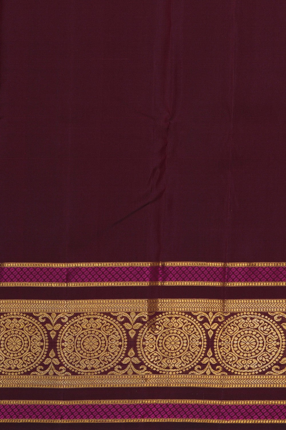 Image of Arani Silk Brown Saree