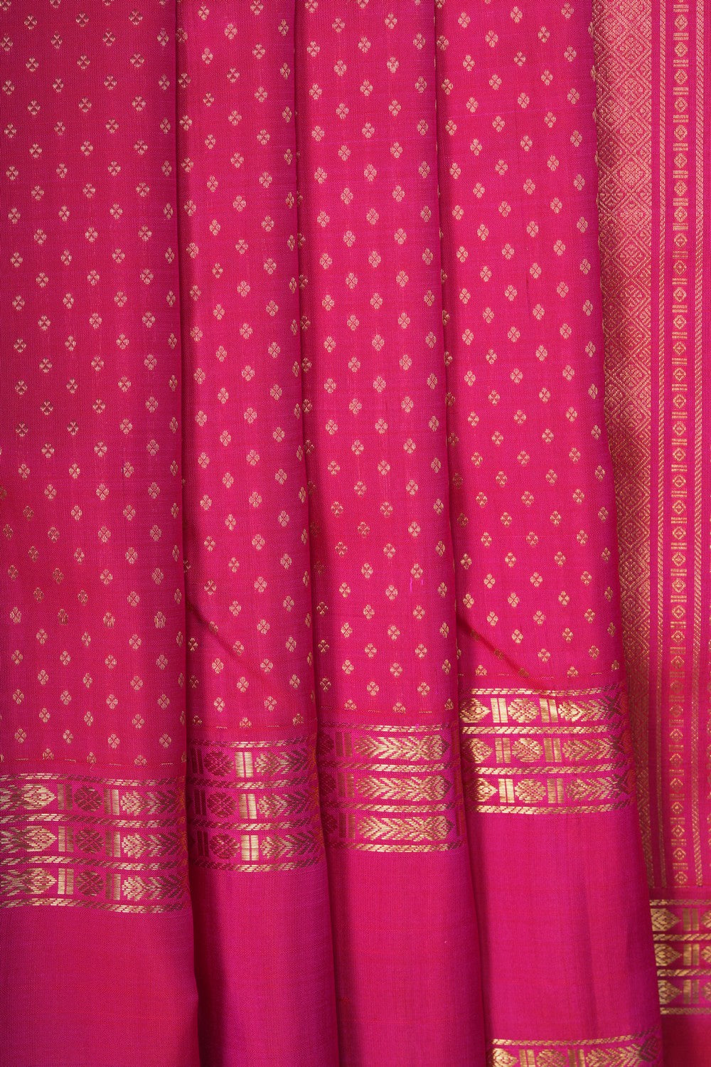 Image of Arani Silk Brocade Pink Saree