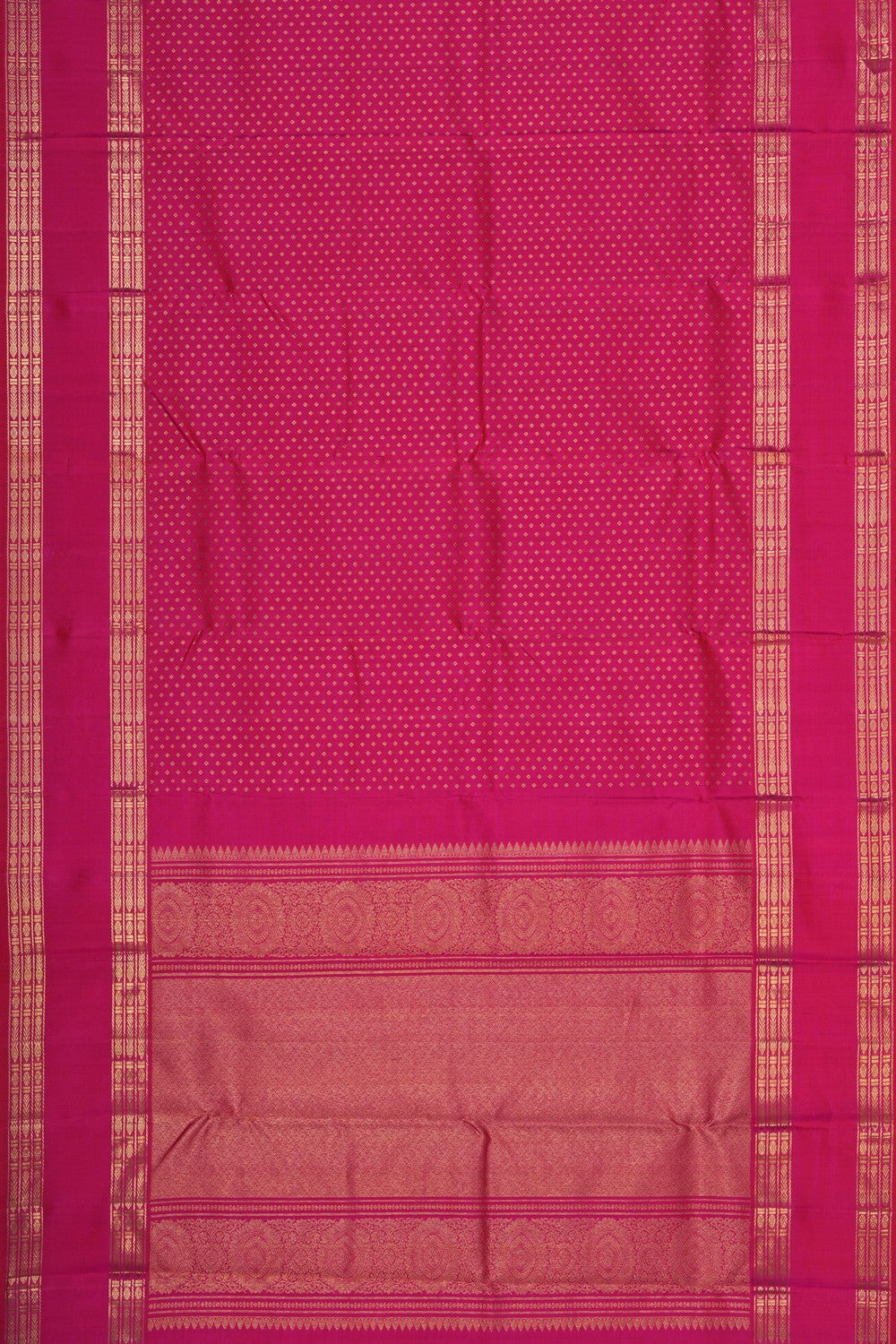 Image of Arani Silk Brocade Pink Saree