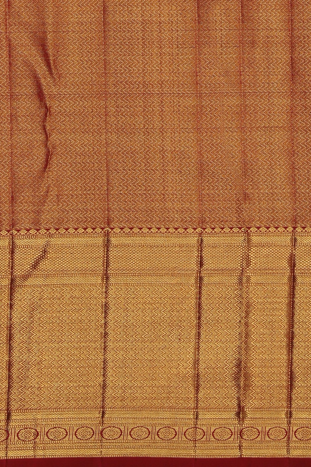 Image of Kanjivaram Silk Tissue Brocade Saree
