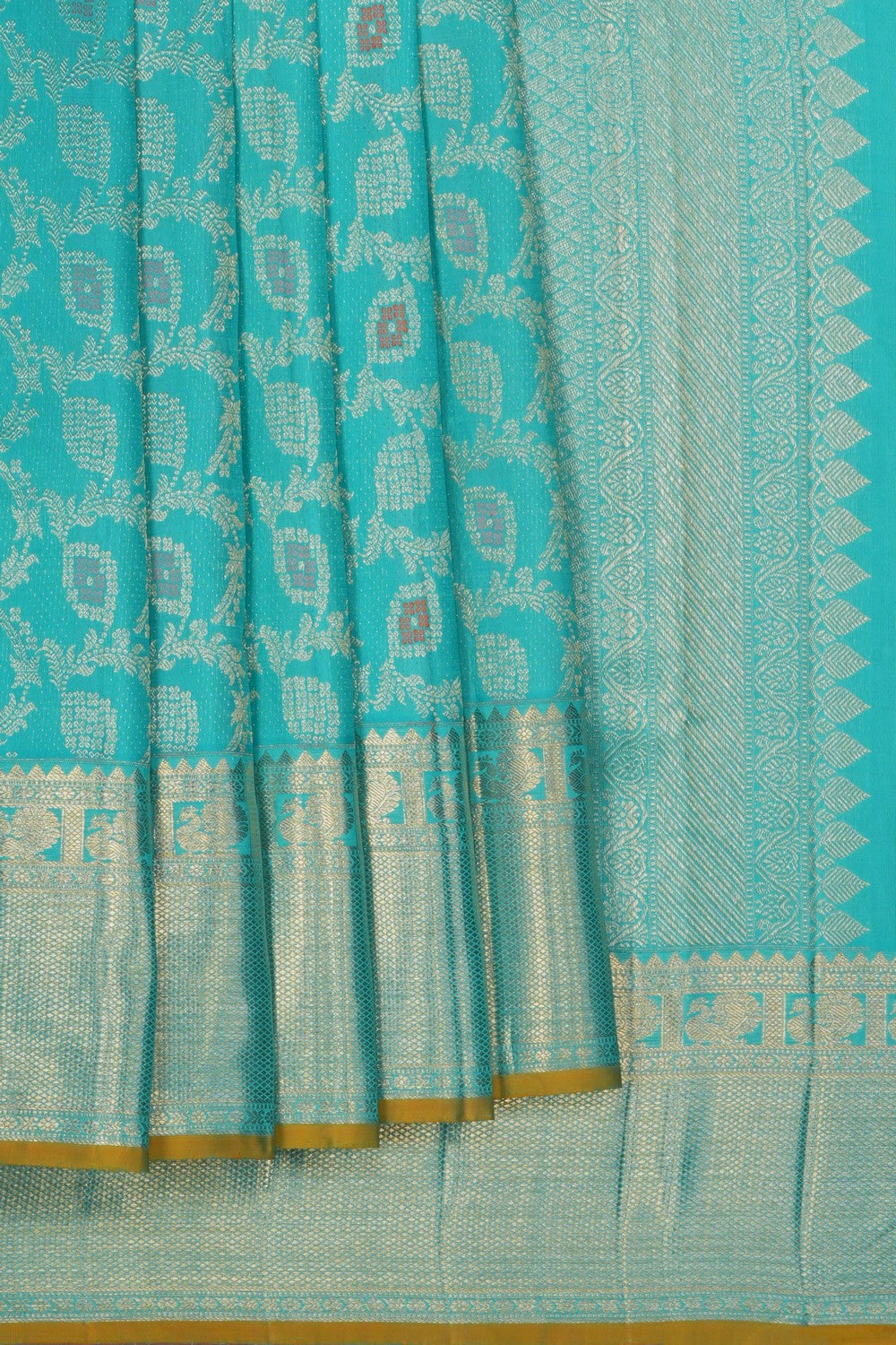 Image of Kanjivaram Silk Brocade Saree