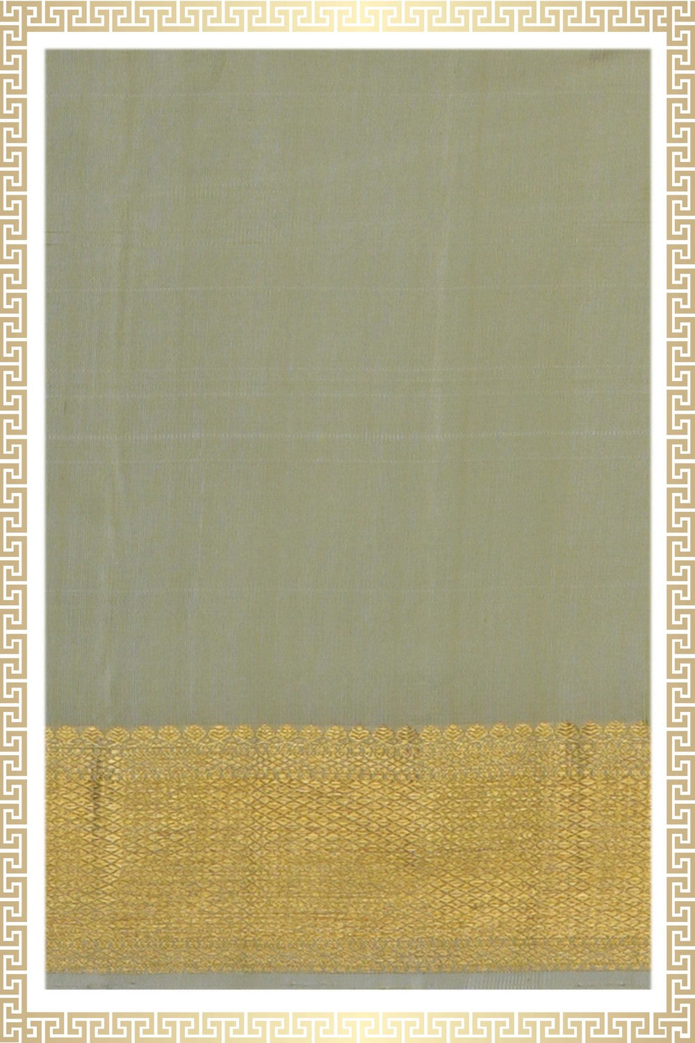 Image of Kanchi Silk Traditional Dhoti With Kanduva (8 X 4)