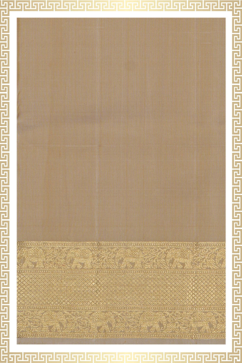 Image of Kanchi Silk Traditional Dhoti With Kanduva (8 X 4)