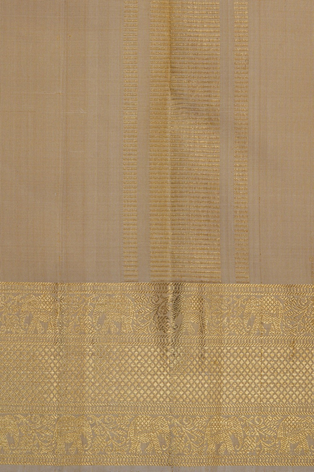 Image of Kanchi Silk Traditional Dhoti With Kanduva (8 X 4)